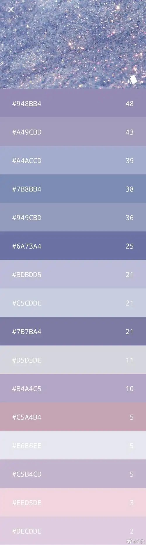 色卡-堆糖,美好生活研究所