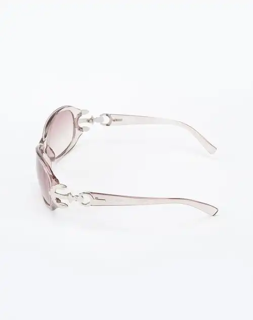 饰品库存专场popova 透明灰色太阳眼镜