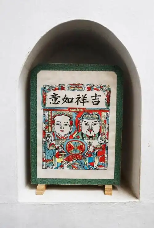 清代这一年画谜底待解,据猜是民间贿赂灶神