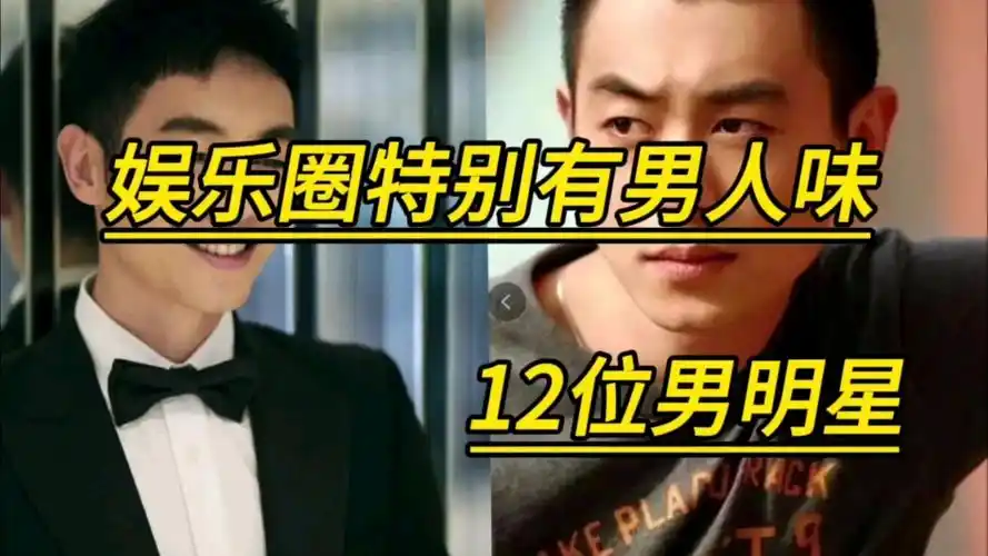 娱乐圈特别有男人味的12位男明星