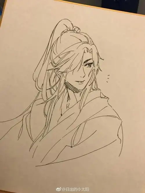 素描 线稿 224352唯美古风线稿手绘人物疯狂保存中画画大全唯美动漫