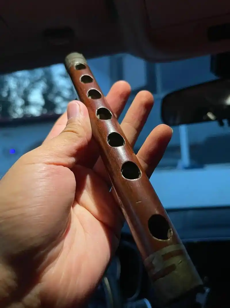 筚篥,也称管子.中国传统双簧管乐器.(清代小叶紫檀)#小叶紫 - 抖音