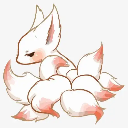 原创简笔画卡通动物手绘ai矢量免扣元素狐狸