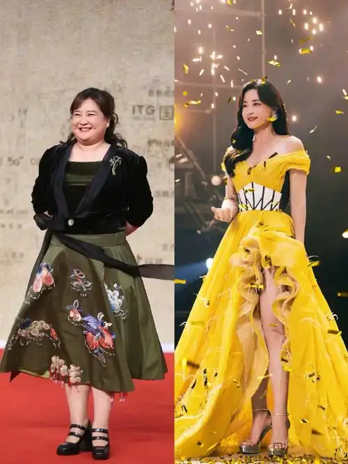 明星胖瘦对比图 减肥动力