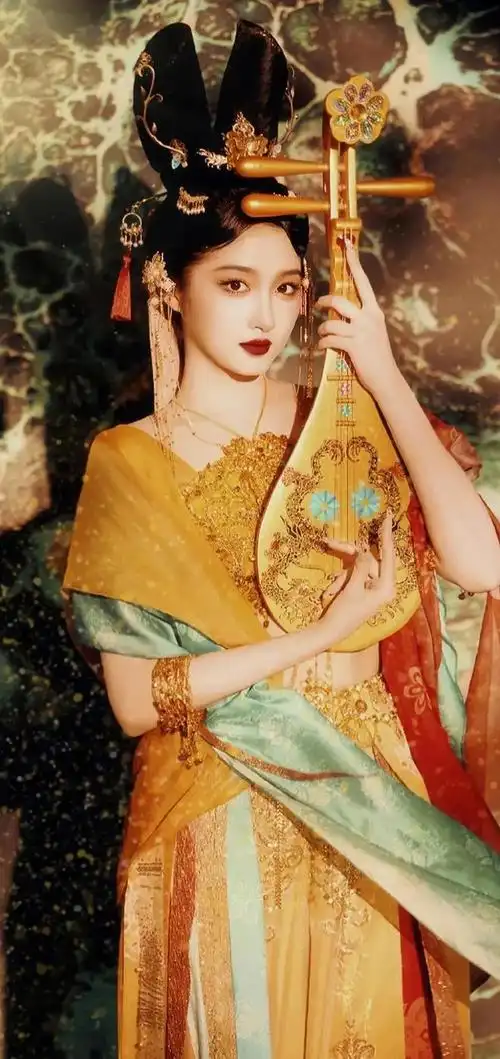 美女系列壁纸关晓彤古装造型很漂亮