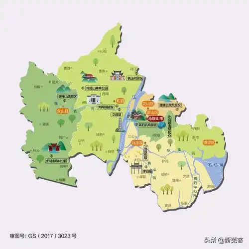 安徽旅游地图高清版(一座城一张图) - 悦闻天下