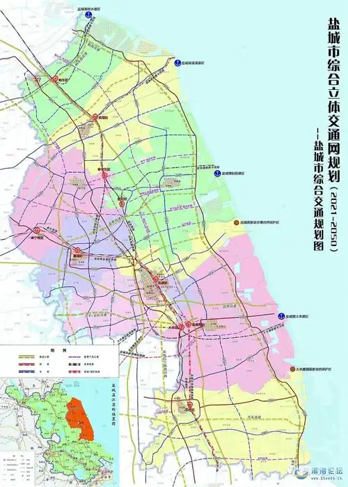 盐城未来30年交通网布局规划方案曝光!