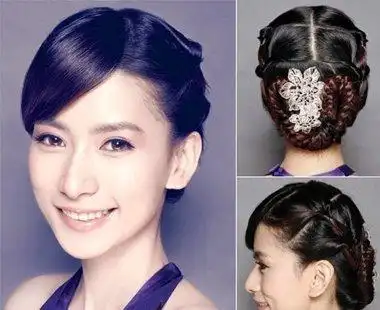 韩式发型扎法步骤-韩式新娘发型-韩国最流行发型扎法-韩式蓬松发型扎