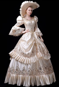 女王后女皇宫廷服出租贵妇贵族小姐王妃法国凡尔赛宫复古欧式礼服