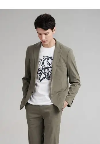 boni/堡尼商务便装西装男春秋新品男士舒适休闲西服西裤男装薄款 套