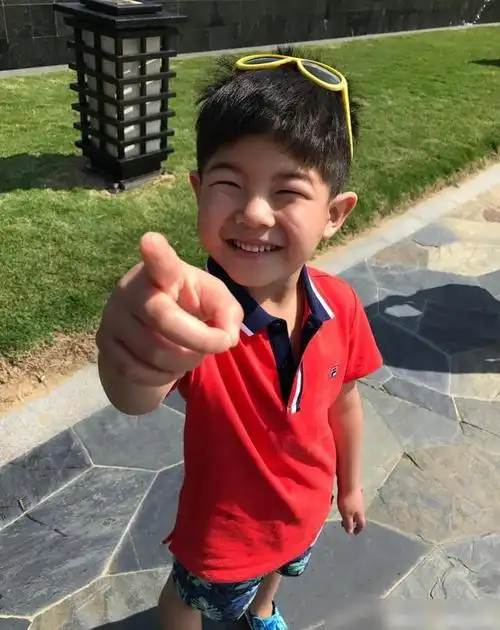 沙溢儿子安吉一胖毁所有小时候像宋仲基长大后却长这样