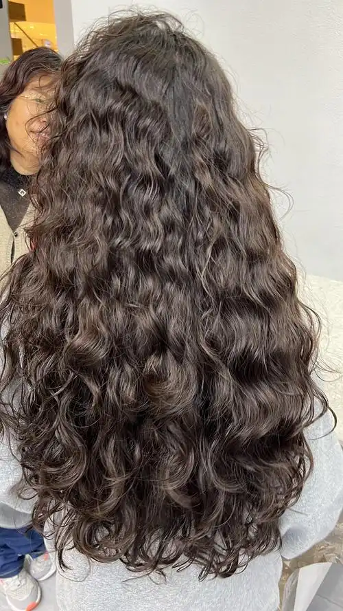 烫发 烫发发型 中长发烫发发型推荐