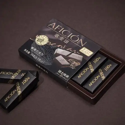 歌斐颂黑巧克力100%纯黑可可脂苦散装烘焙网红混合巧克力