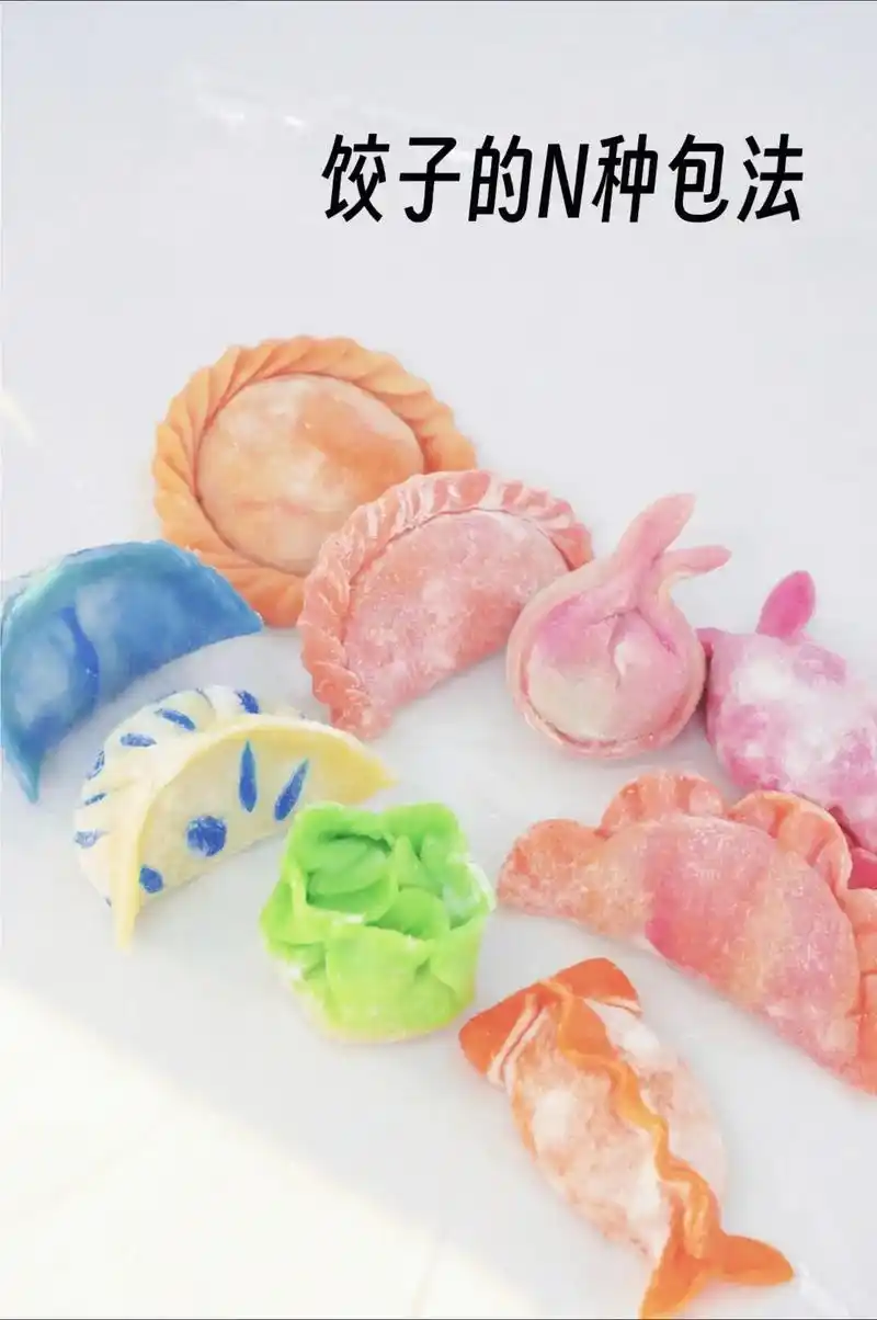 饺子的n种包法.学习摆盘摆脱手残东北人遇到节气吃饺子也没毛 - 抖音