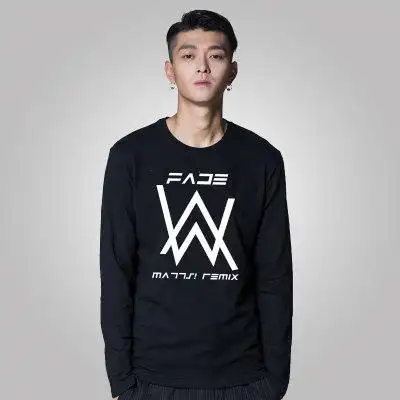 alan walker艾伦沃克faded t恤长袖dj男女摇滚衣服 1509-y006 p25
