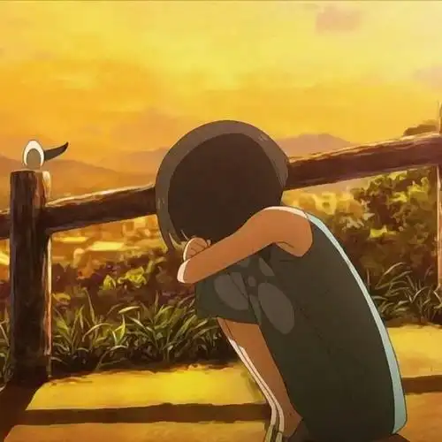 让人一看就心疼的动漫女生头像,唯美意境伤心流泪孤独系的