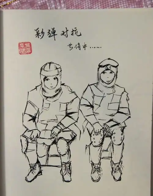 她手绘维和画册,用画笔记录下作为一枝绽放在异国的蓝色玫瑰,何召华