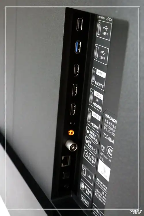 丰富的电视接口,轻松满足日常娱乐需求