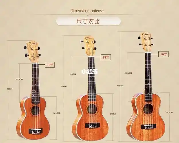 尤克里里常用尺寸,不分男女老少身高都可以