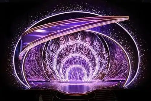 活动舞台创意设计且看这届奥斯卡的旋涡式舞台