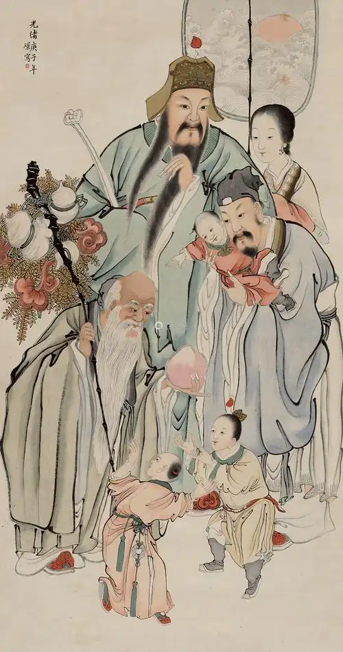 《福禄寿图》07