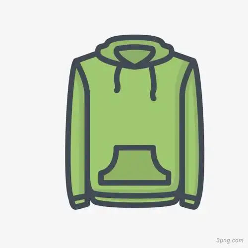 上衣卫衣衣服手绘创意矢量图png素材透明免抠图片-卡通手绘