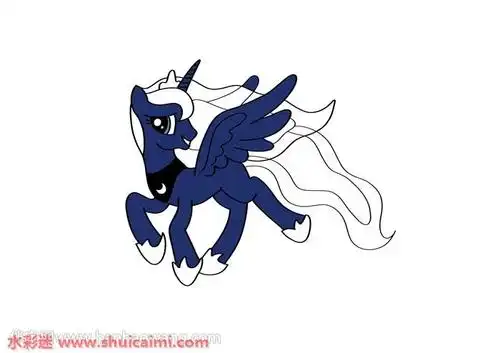 月亮公主怎么画月亮公主简笔画简单好看