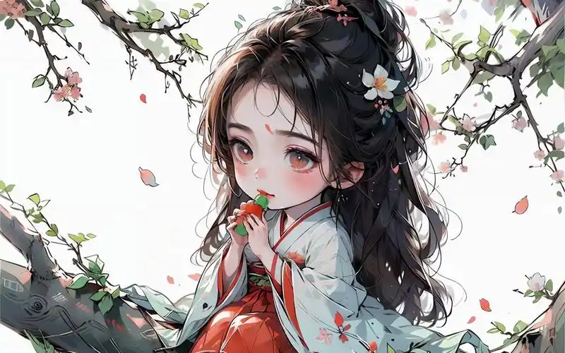 分享古风动漫可爱头像|秋日甜橘