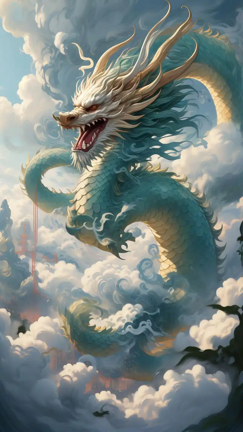 93青龙霸气壁纸,快来征服你的手机屏幕!97