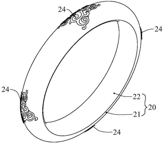 彝族手镯简笔画
