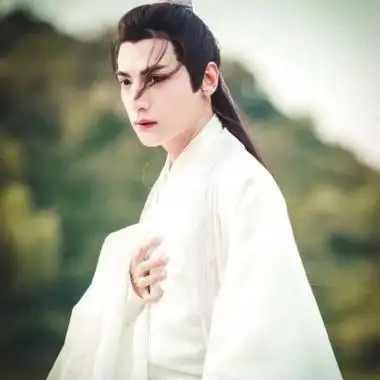 白衣伤感古风男生头像