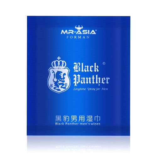 黑豹 男用延时湿巾