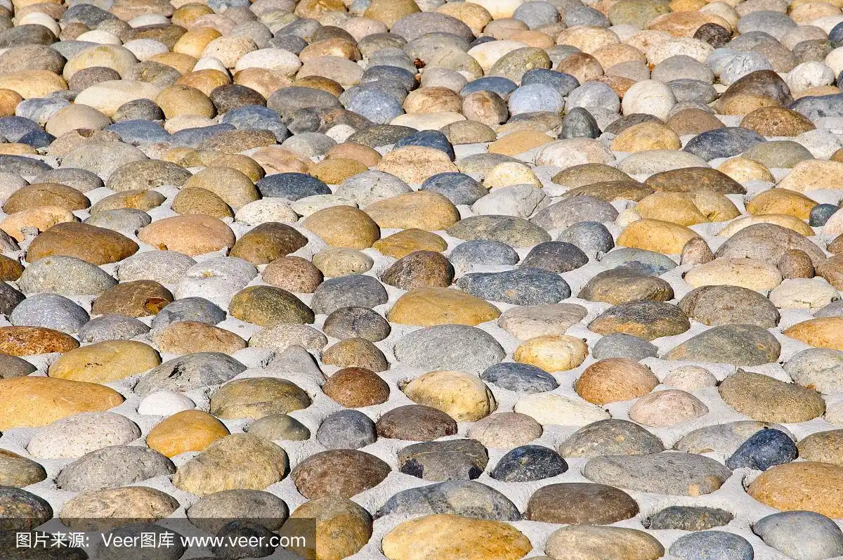 鹅卵石的石头路面