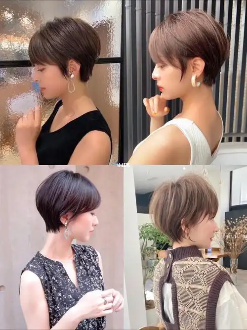八成脸型都适合的女生短发上海剪发短发