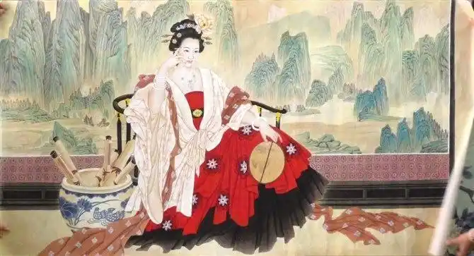 杨贵妃画像复原图曝光后网友惊呼太美了