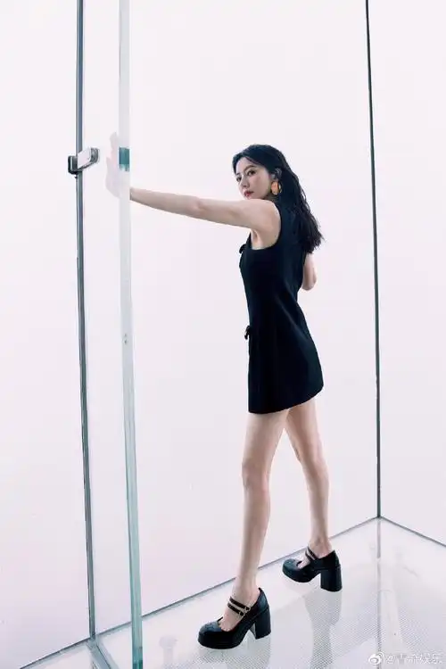 高圆圆黑金造型##高圆圆品牌活动造型大片