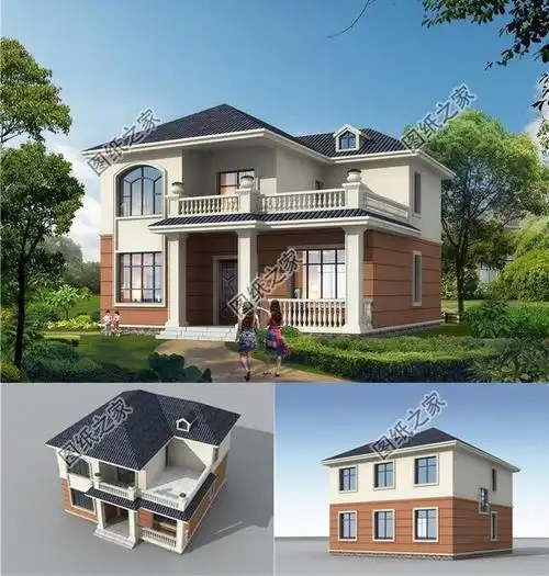 十款经典农村平房设计(二层楼农村自建房设计图)