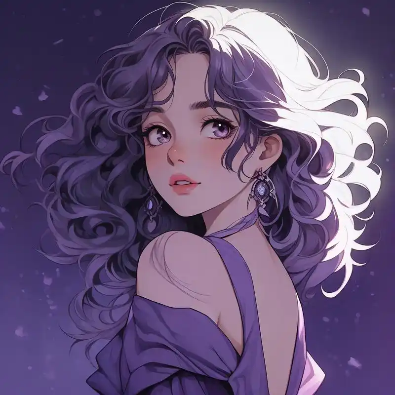 漫画风头像96女人味十足