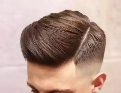 莫西干大背头短发