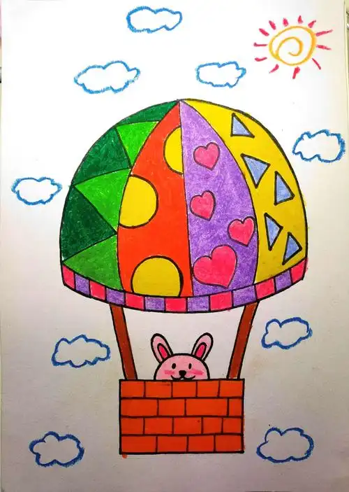 教学目标:     1.学会用各种花纹,图案装饰热气球.     2.