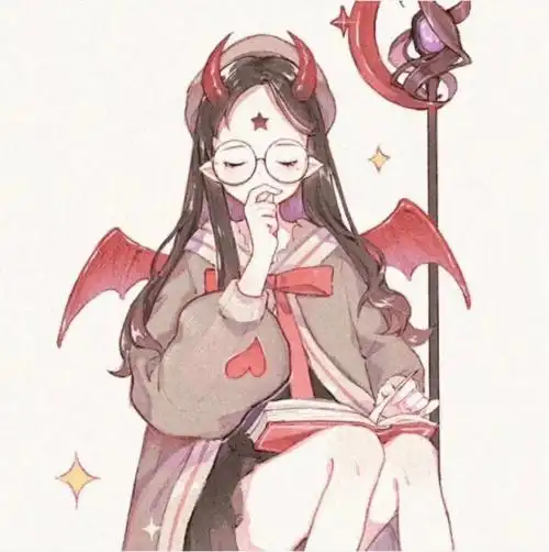 精选分享:一组手绘小恶魔 微信头像,太好看了