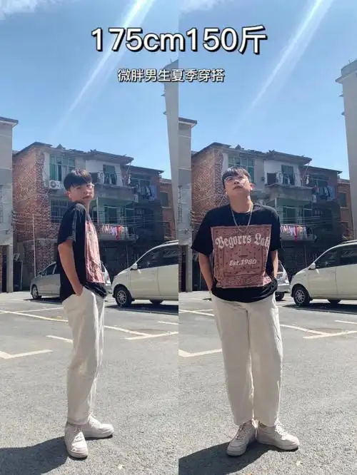 ootd微胖男生夏季穿搭一套不过百