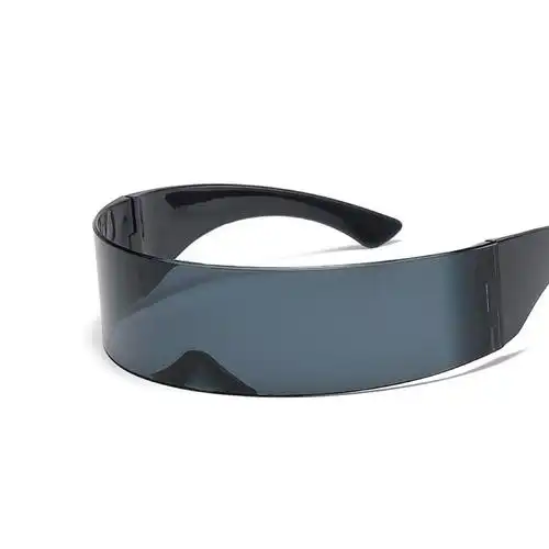 太阳镜新款网红蹦迪墨镜个性欧美太阳眼镜赛博朋克未来感一体式