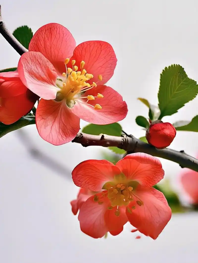 靓丽的海棠花成为我的绘画新宠  我停下脚步,细细欣赏这海棠花的美丽.