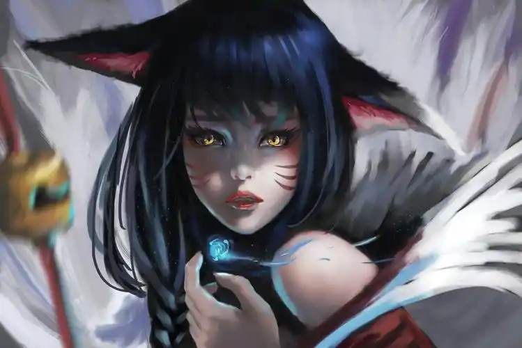 阿狸 插画4k原画图片,4k高清动漫图片,娟娟壁纸