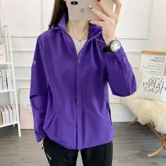赢杜春秋季薄款冲锋衣女防风软壳外套单层户外运动徒步登山服粉紫l90