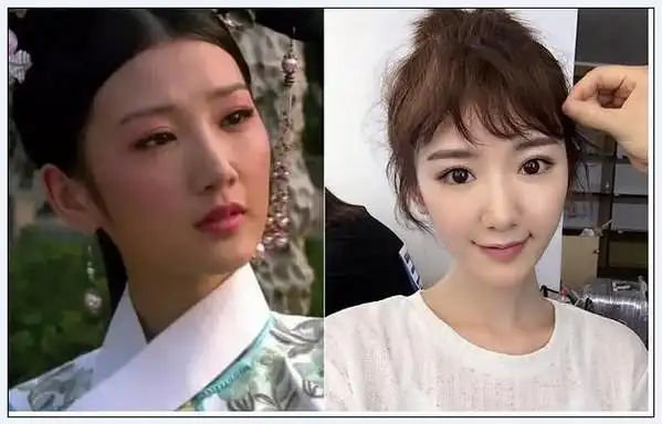 因甄嬛传与锦绣未央爆红的毛晓彤,疑似整容照曝光