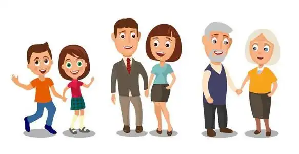 不同年龄段的孩子照片