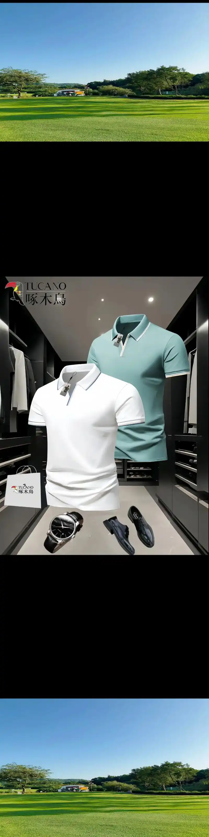 啄木鸟男士短袖t恤polo衫!高端休闲半袖纯色上衣!夏日必备