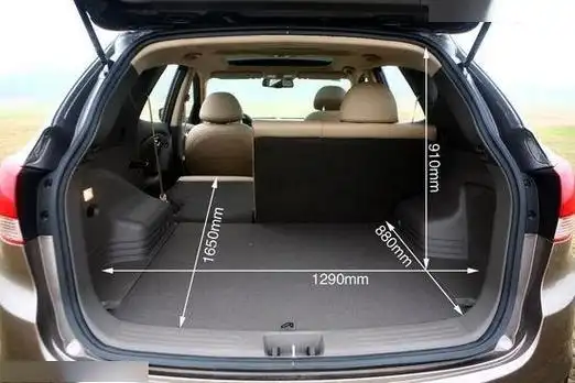 新速腾后备箱尺寸多少,大概能装多大件物品